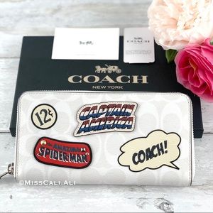 COACH | MARVEL Accordion Wallet with Patches